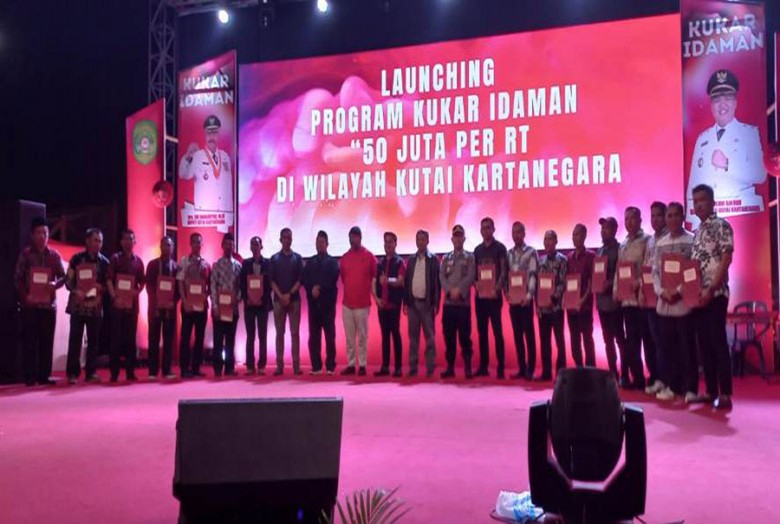 Bupati Kukar Edi Damansyah Launching Program Rp50 Juta Per RT