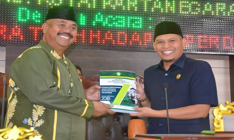 DPRD Gelar Sidang Paripurna Tentang Raperda Pertanggungjawaban APBD Kukar 2018