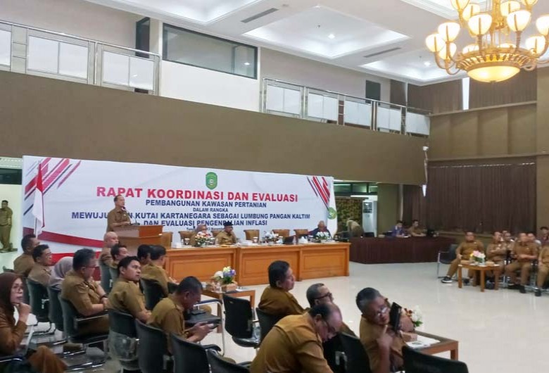 Wujudkan Lumbung Pangan dan Tekan Inflasi, Pemkab Kukar Gelar Rakor dan Evaluasi