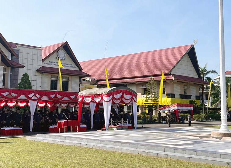 Pimpin Upacara Hari Kesaktian Pancasila, Bupati Berau : Pancasila Sebagai Pedoman Hidup Berbangsa dan Bernegara