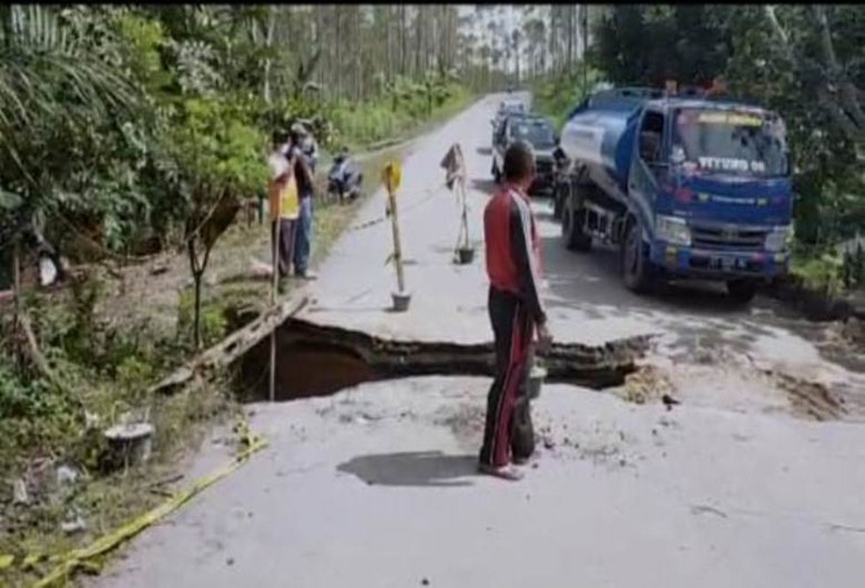 Jalan Amblas di Sebulu, Sekda: Dilakukan Perbaikan