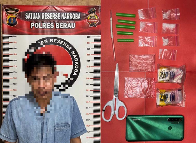 Program Asta Cita: Polres Berau Tangkap Pengedar Narkoba
