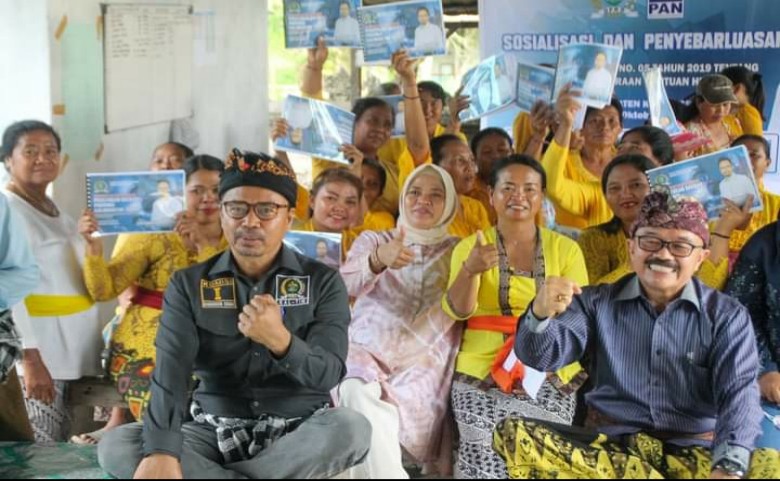 Di Desa Kerta Buana Baharuddin Demmu Sosialisasikan Perda Bantuan Hukum