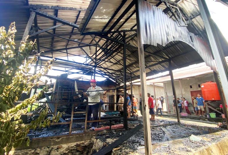 Kebakaran di Jalan Jelawat, Pemilik Rumah Tidak Tau Karena Tengah Bersihkan TPS