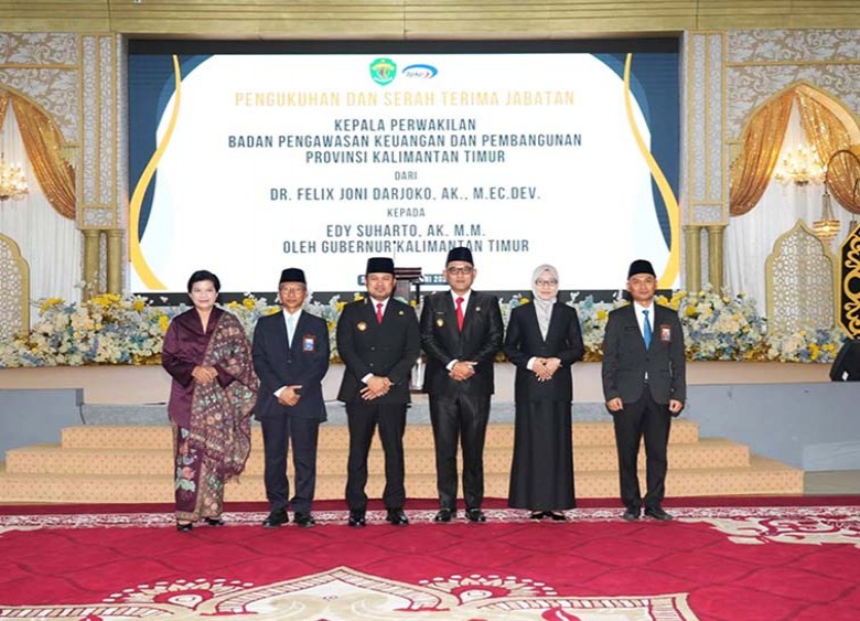 Gubernur Rudy Mas’ud Kukuhkan Kepala Perwakilan BPKP Kaltim