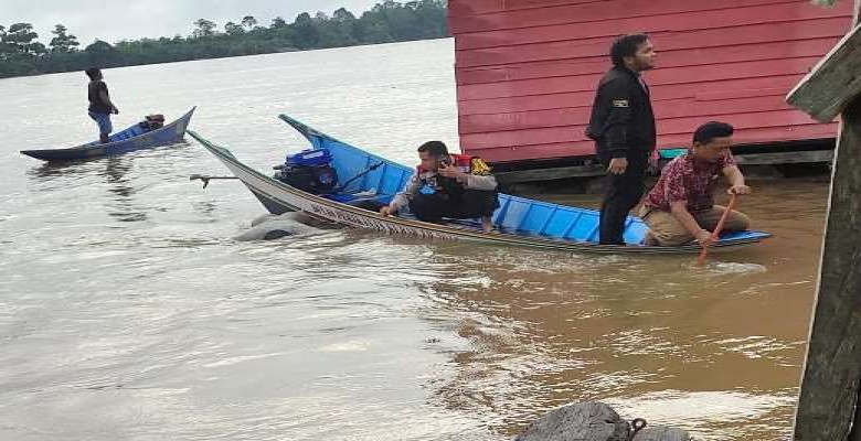Warga Melak Geger,  Penemuan Mayat Mengapung di Sungai Mahakam,Kapolsek : Masih Dalam Penyelidikan, Belum Ditemukan Indentitasnya