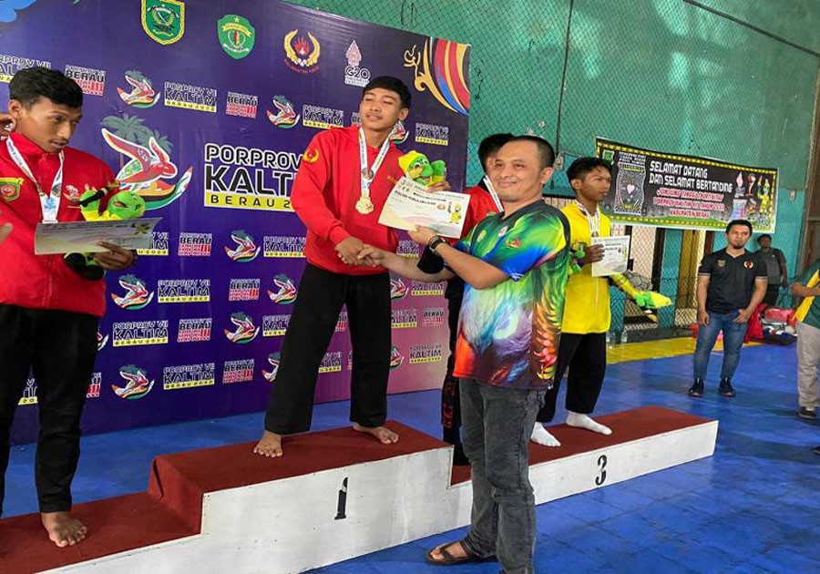 Cabor Pencak Silat Kukar Juara Umum Porprov 2022 di Berau