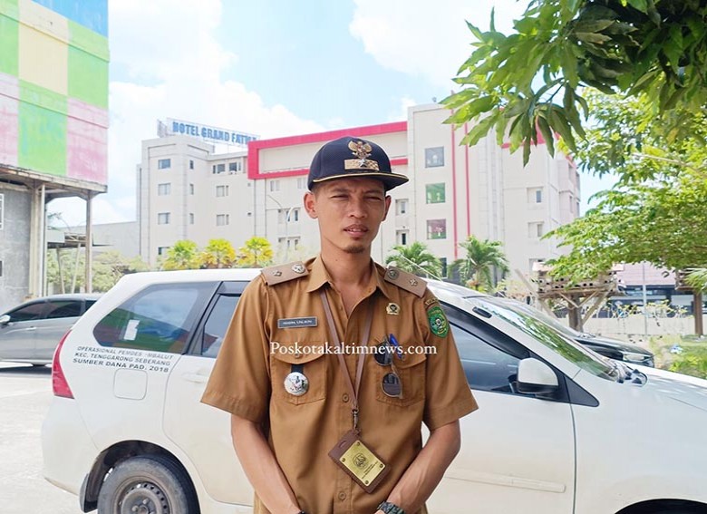 Meski Terbatas Anggaran, Desa Muara Kaman Ulu Pastikan Pembangunan Pelantar Tepi Sungai Terus Berjalan