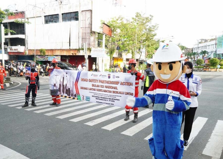 Rangkaian Bulan K3, Pertamina Sosialisasi Keselamatan Berlalu Lintas