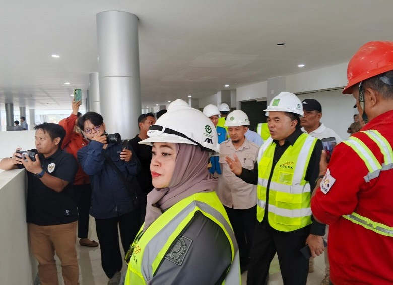 Tinjau Pembangunan Pasar Tangga Arung, Ketua DPRD Kukar Pastikan Konsep Pasar Kering Berjalan