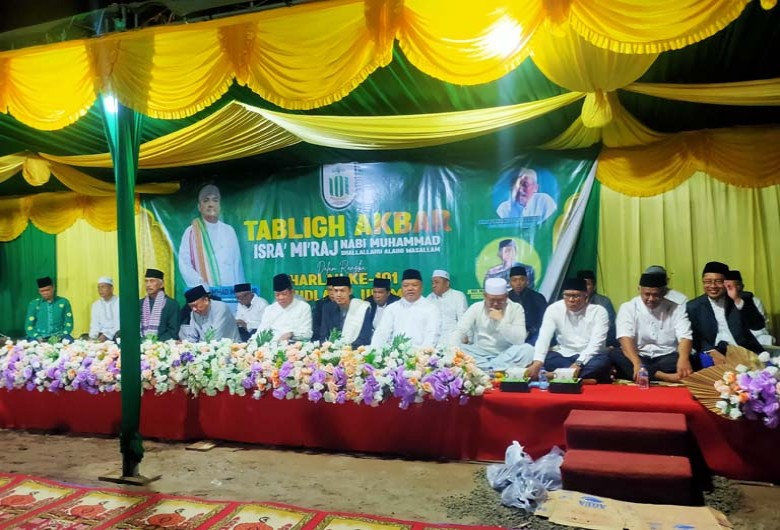 Bupati Berau Hadiri Isra Mi'raj Nabi Muhammad Saw 1445H dan Harlah ke-101 NU