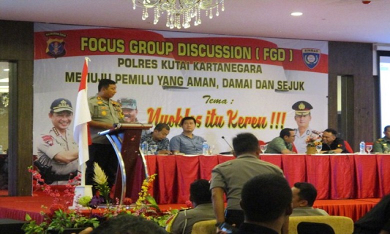 Kapolres Kukar Ajak Masyarakat untuk Ikut Berpatisipasi dalam Pemilu