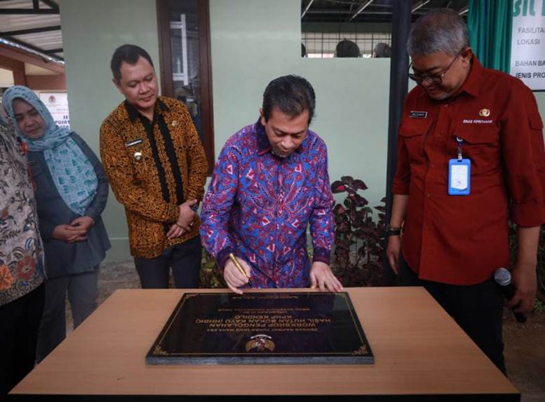 Wagub Resmikan Pusat Sumber Daya Pengetahuan Kehutanan UPTD KPHP Kendilo