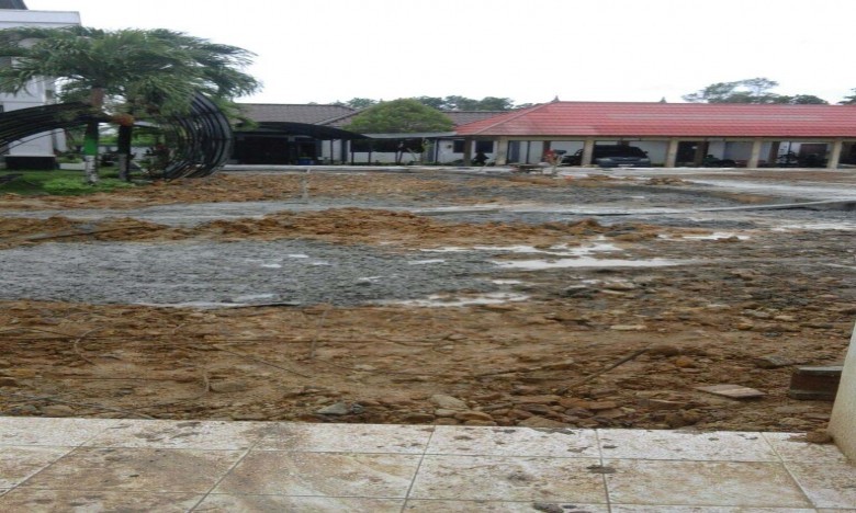 Proyek Perbaikan Parkir Disdik Kukar Diduga “Berbau” Korupsi