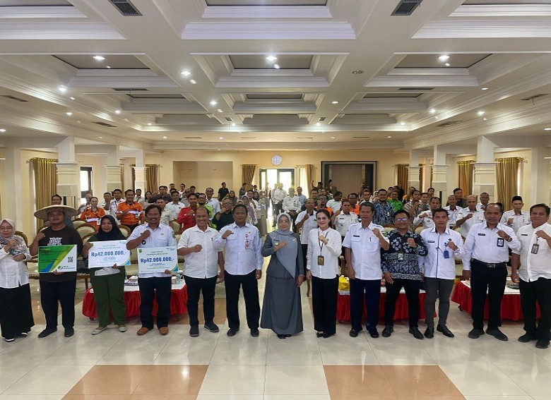 Bupati Sri Juniarsih Launching Program Perlindungan Pekerja Rentan Berau