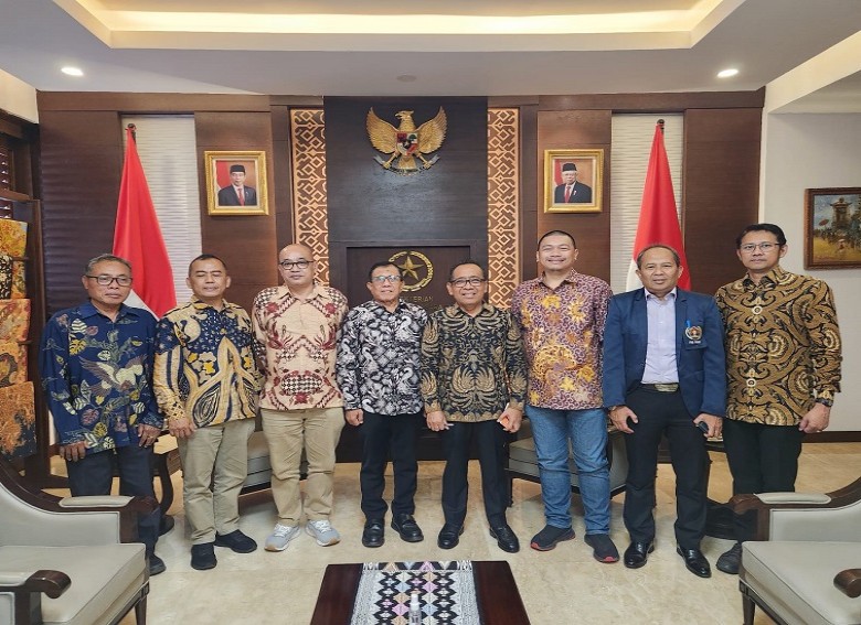 Mensesneg Pratikno Dukung PWI Pusat Wujudkan Graha Pers Pancasila dan Pusat Diklat Wartawan Internasiona