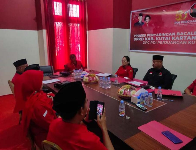 Gelar Fit And Proper Test, Ini 139 Daftar Nama Bakal Caleg PDI-P Kutai Kartanegara