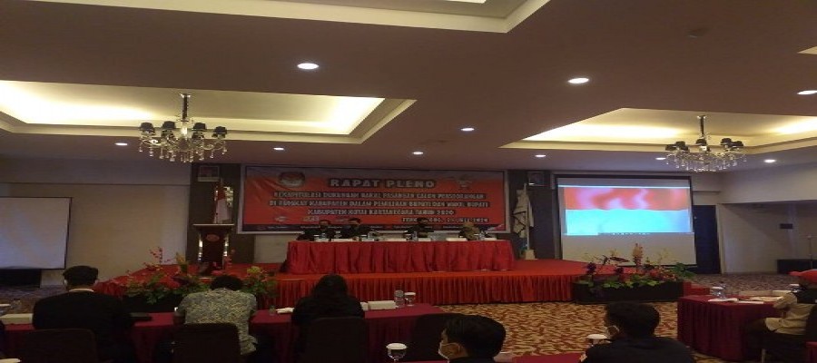 Rapat Pleno, Dukungan Dua Bacalon Perseorangan di Kukar Kurang