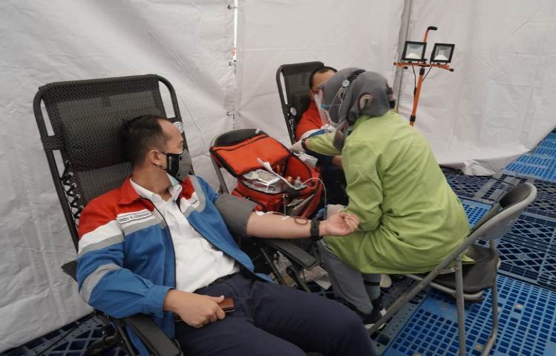 Gelar Kegiatan Donor Darah, Pertamina Kumpulkan 217 Kantong Darah