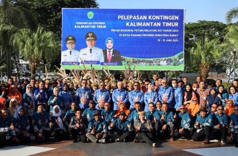 Lepas Kontingen Penas KTNA Kaltim ke Padang, Gubernur Minta Sosialisasikan IKN Nusantara