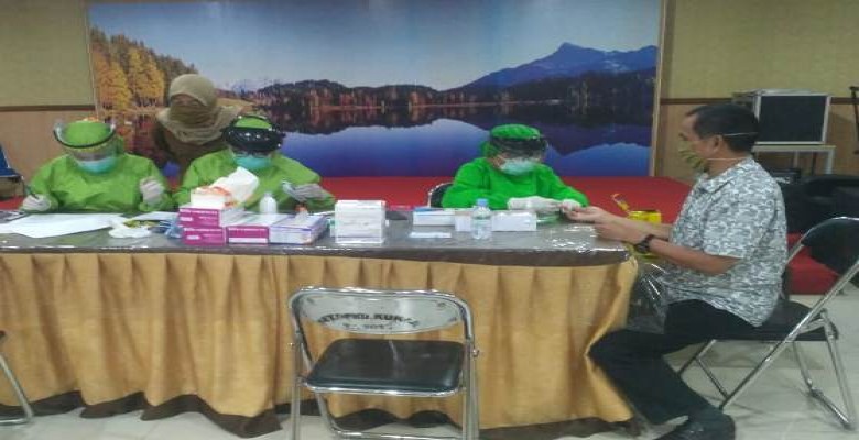 Dewan Kukar Jalani Rapid Test Covid-19