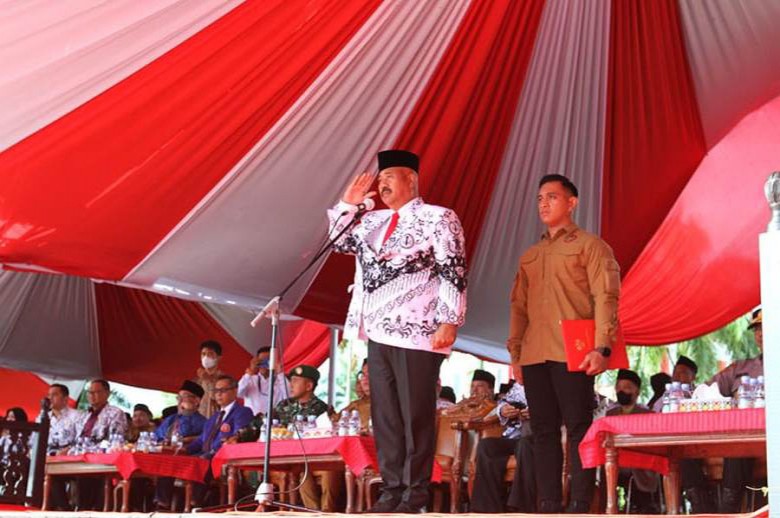 Guru se Kukar Ikuti Upacara Peringatan PGRI ke 77 Tahun