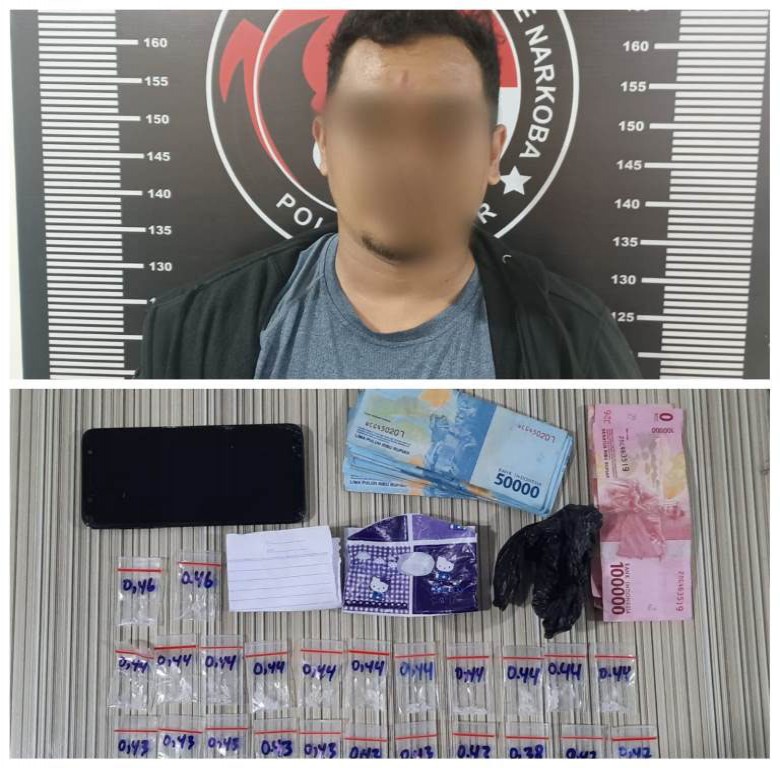 Polisi Ringkus Pengedar Narkoba Setelah Menyamar jadi Pembeli