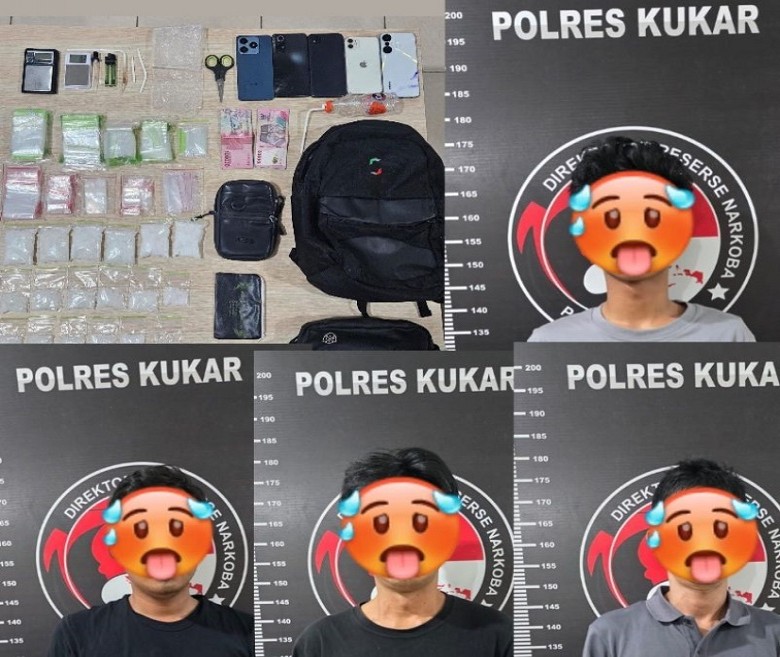 Sindikat Peredaran Sabu di Tenggarong Terbongkar, Empat Pelaku Diringkus Polisi