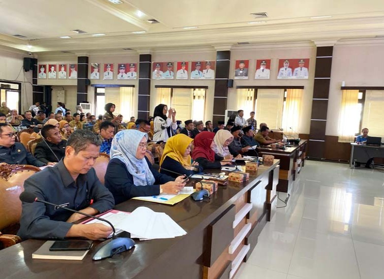 Pemkab Berau Gelar Rakor Bersama OPD Mengenai Evaluasi Capaian Realisasi Anggaran