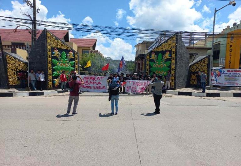 Tolak Tambang Illegal, Aliansi GMK Gelar Aksi Demo
