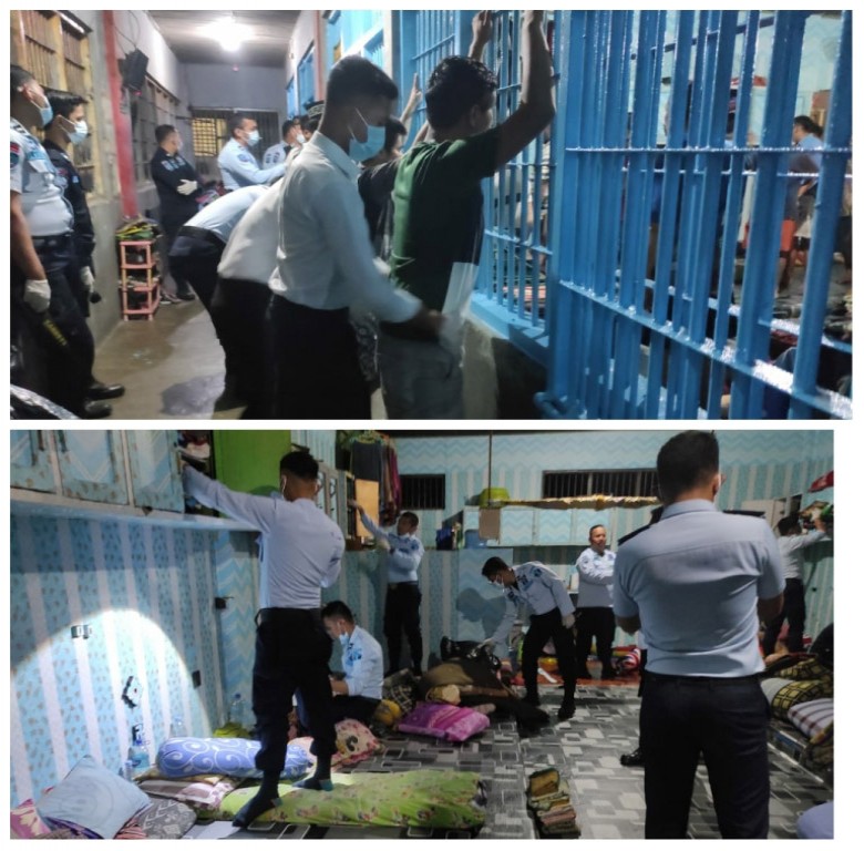 Razia di Lapas Kelas IIA Tenggarong, Petugas Temukan Benda Terlarang