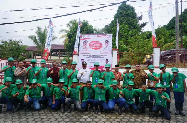 Usai Ikuti Pelatihan Operator DT Roda 10 dan 12, Sebanyak 23 Peserta Langsung Diterima Kerja di PT GPE