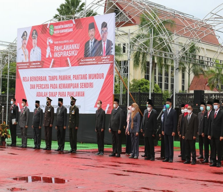 Pemkab Kukar Gelar Upacara Hari Pahlawan Nasional