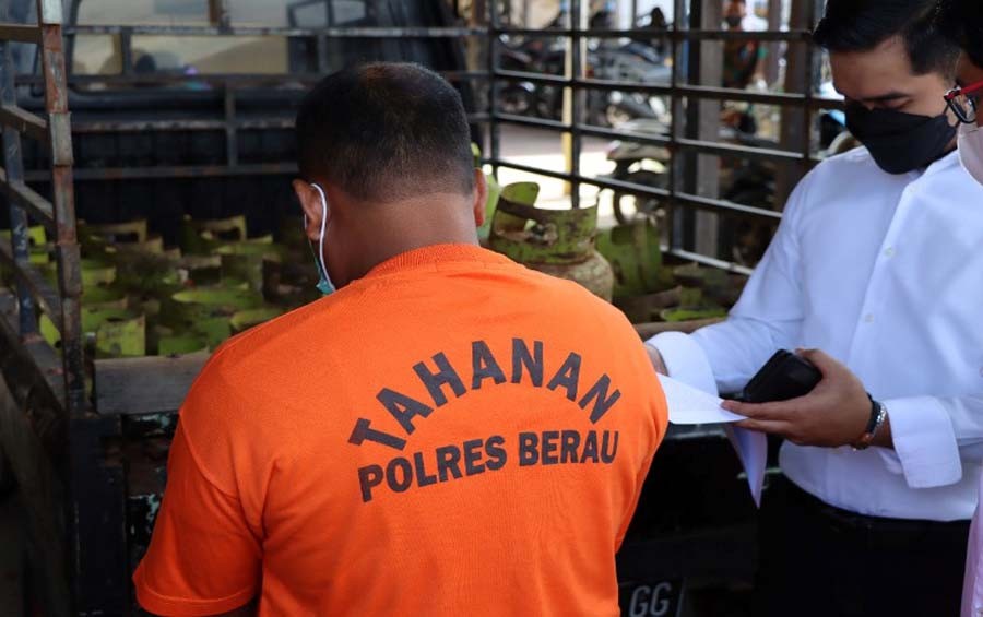 Polres Berau Ungkap Kasus Penyalahgunaan Gas LPG 3 Kg
