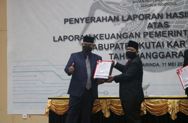 Kukar Kembali Raih Prestasi WTP dari BPK