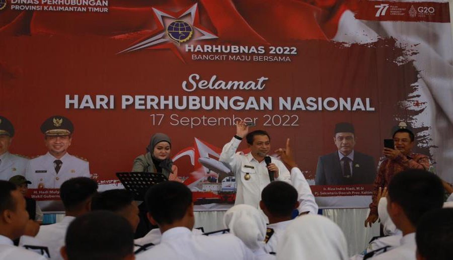 Pimpin Upacara Harhubnas Provinsi Kaltim 2022, Wagub: Momentum Seluruh Moda Transportasi Bisa Berjalan Baik