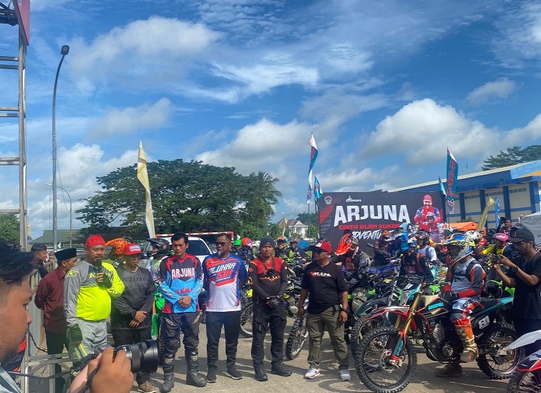 Ratusan Rider Trail Ramaikan Idaman Arjuna Cinta Alam Kukar Adventure 2024