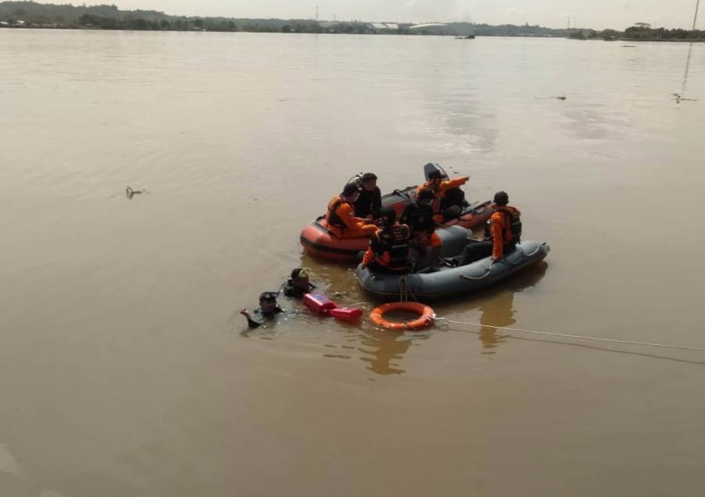 Tim Gabungan Masih Lakukan Pencarian Terhadap Korban Tenggelam di Sungai Mahakam