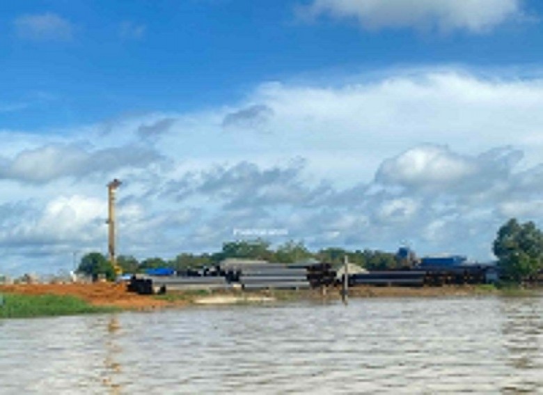 Pembangunan Jembatan Sebulu Memasuki Tahap Kedua , Jadi Prioritas 2025