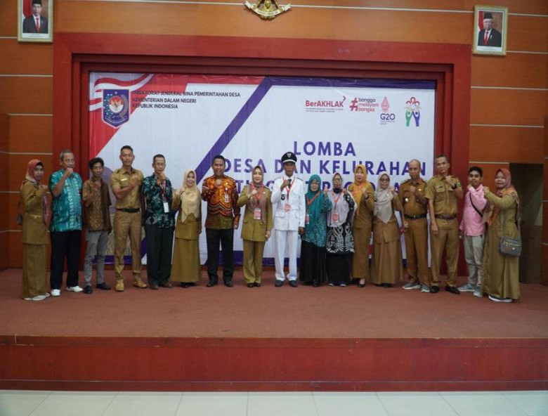 Kampung Sumber Agung Berau Masuk 3 Besar Lomdeskel Tingkat Nasional