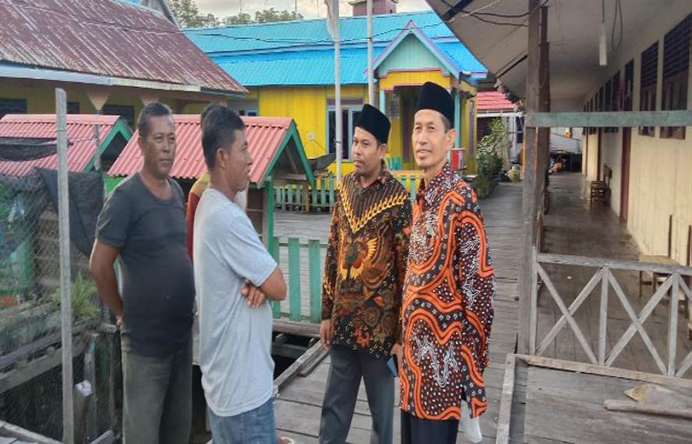 Nahkodai FKM-NTB Berau, M Gazali Langsung Berkunjung ke Kampung Pegat Betumbuk