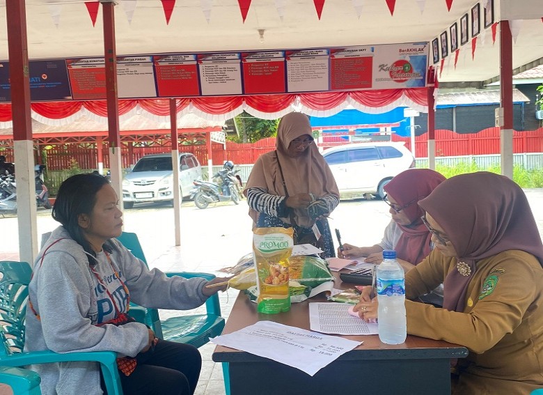 Bantu Ringankan Masyarakat, Operasi Pasar Murah Digelar di Kelurahan Loa Ipuh