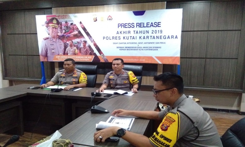 Polres Kukar Berhasil Turunkan Angka Kriminalitas, Jalankan Program Inovasi