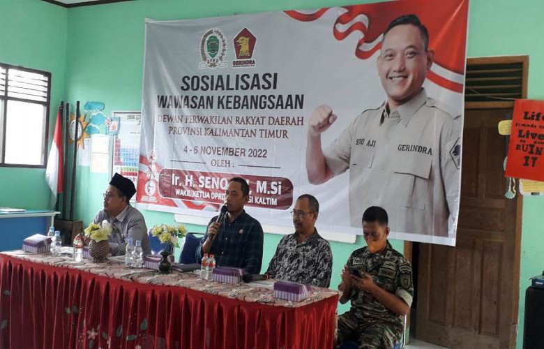 Seno Aji Gelar Sosbang di Tenggarong Seberang