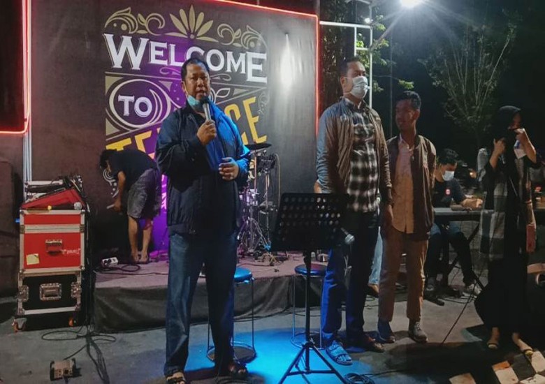 Pimpinan DPRD Kukar Ngopi Bareng Awak Media
