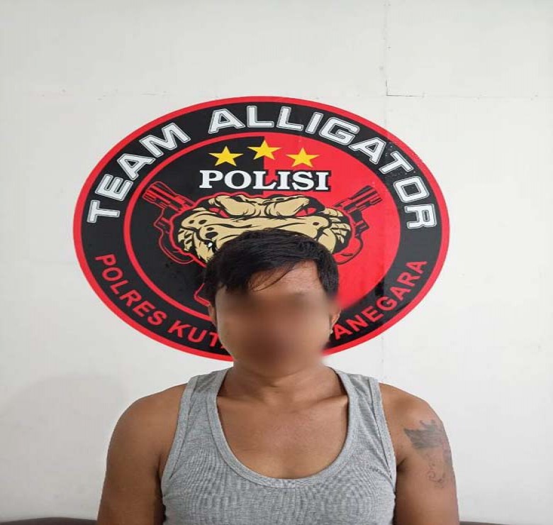 Polres Kukar Amankan Tersangka Kasus Penganiayaan di Kota Bangun