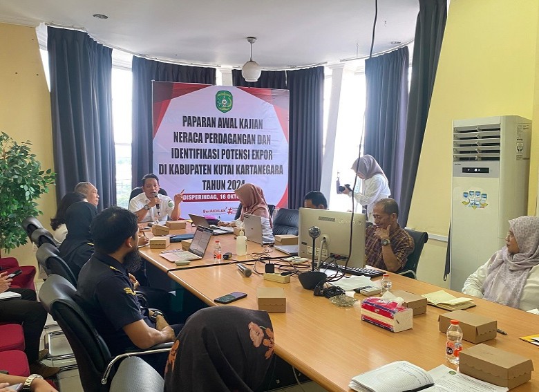 Disperindag Kukar Gelar Rapat Kajian Neraca Perdagangan dan Identifikasi Potensi Ekspor 2024