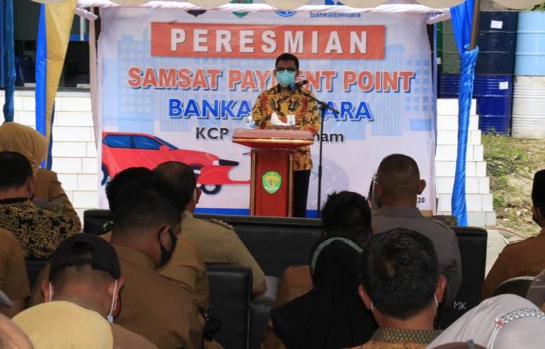 SPP Bankaltimtara Cabang Pembantu Muara Komam Diresmikan, Sekprov: Jangan Ragu Manfaatkan Fasilitas