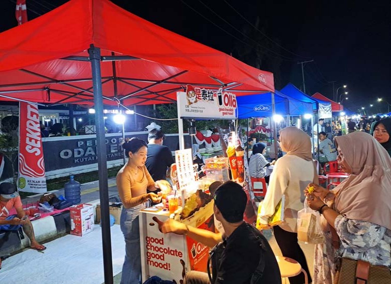 Pemkab Kukar Fasilitasi Tempat Wisata Kuliner Malam Bagi Pelaku UMKM 'Kota Raja'