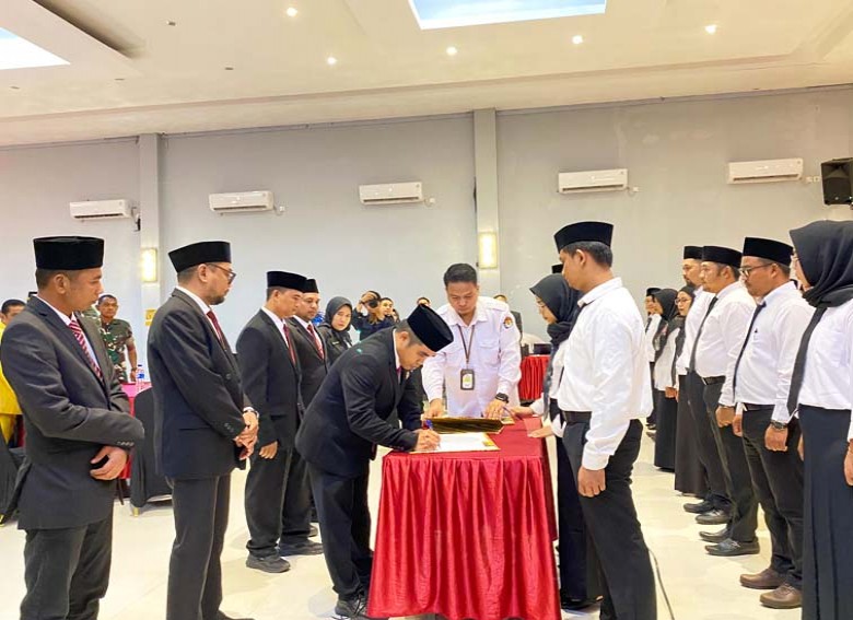 KPU Kabupaten Berau Lantik 65 Anggota PPK untuk Pilkada 2024